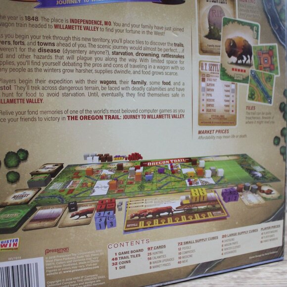 The Oregon Trail Board Game: Journey to Willamette Valley Family & Friends NEW - Picture 5 of 5